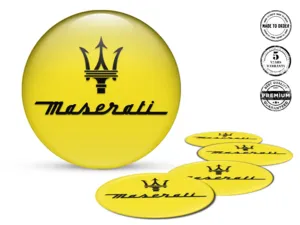 Maserati Adesivi Cupola Edizione Emblemi Resina